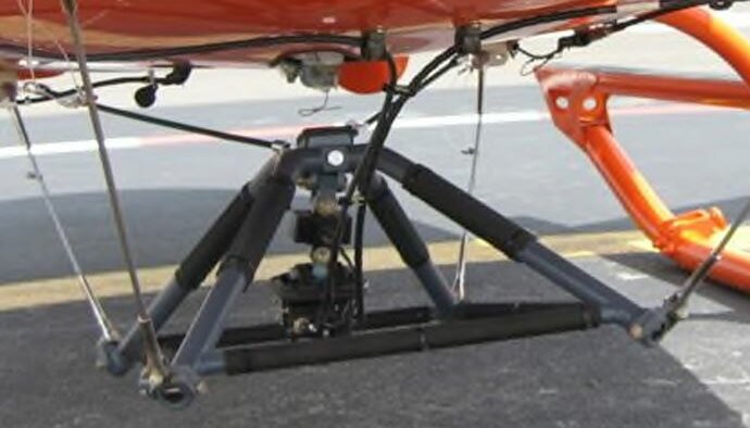Tubular chassis, release unit and connection cable assembly 